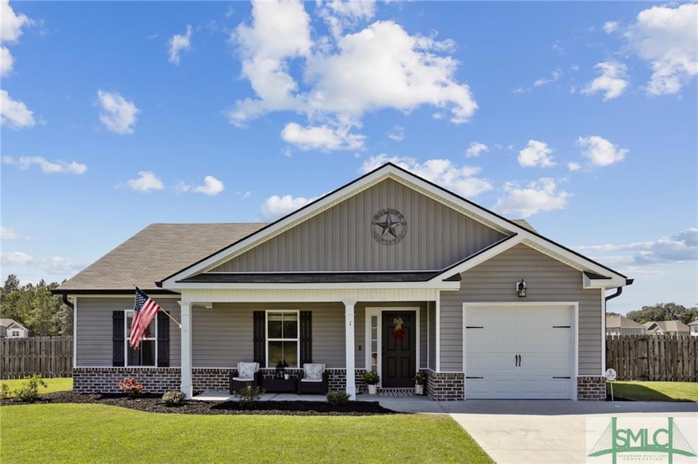 Plenty of room to sit in the shade on this porch