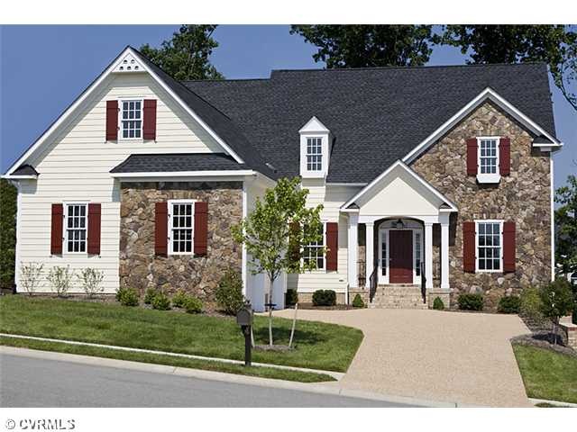 Exterior Front - The Grove built by Homeplaces, Lt