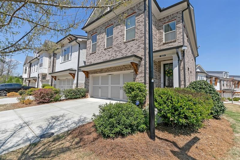 Premium end unit location provides extra windows a