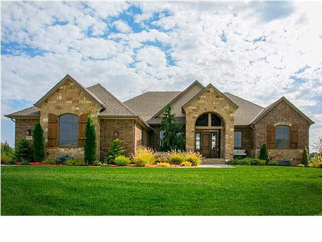 STUNNING STONE AND BRICK EXTERIOR