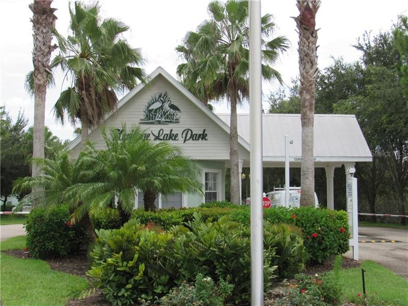 The lovely gated community of Heritage Lake Park a