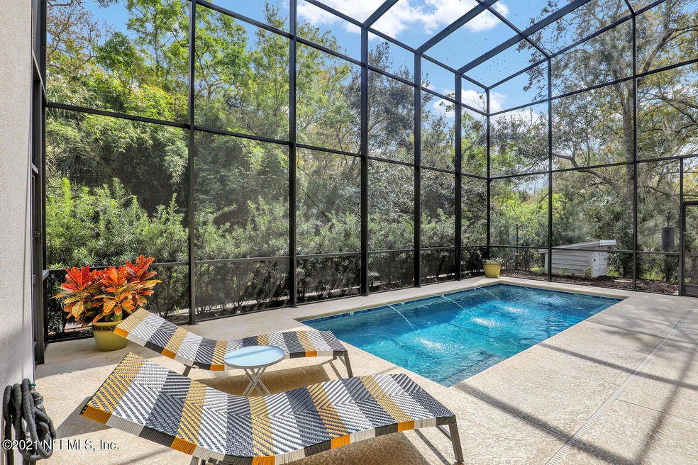 Private saltwater pool
