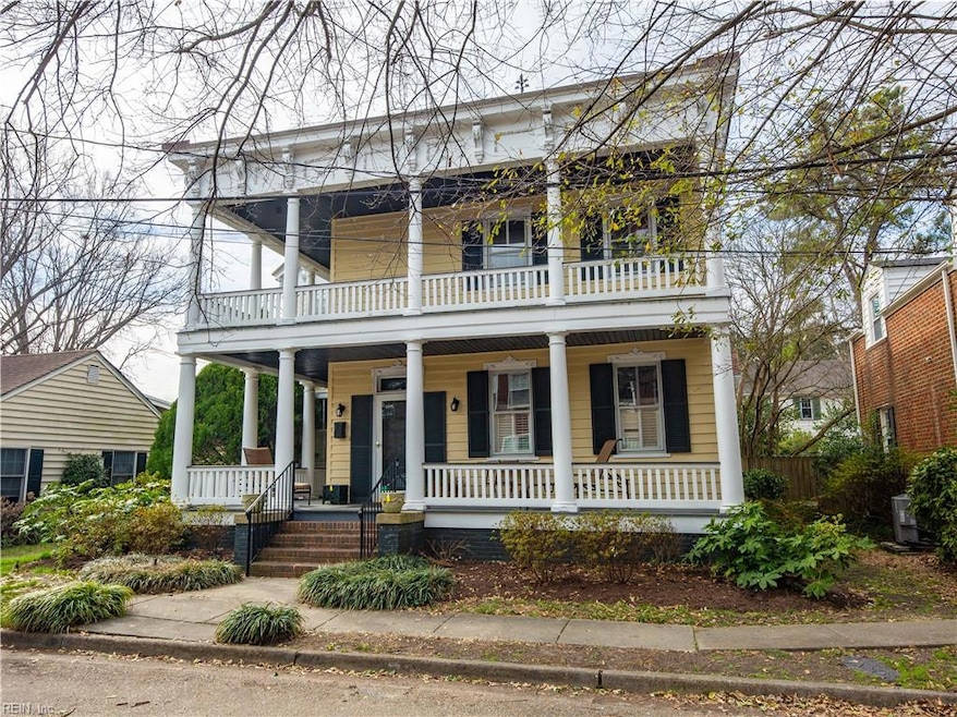 Upper & Lower Front Porches