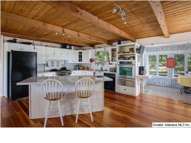Kitchen and view of Sun Room