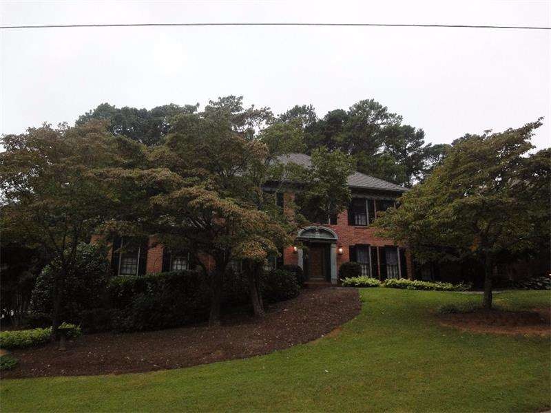 Gorgeous large lot with mature landscaping.