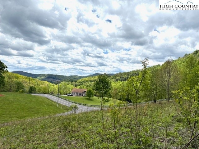 Huge mountain views offered at this gently sloping