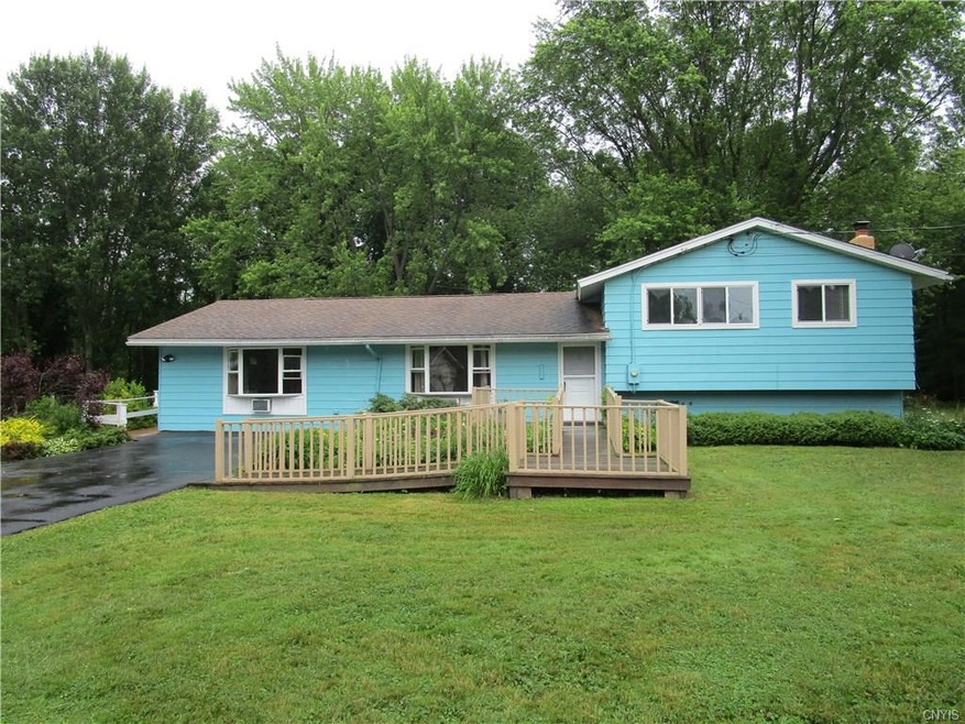 Beautiful split level home on .49 acre lot that ba