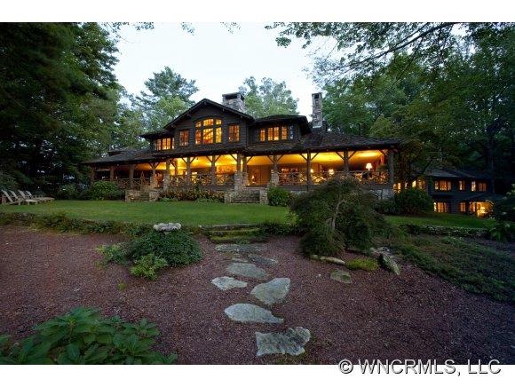Lake side view of home