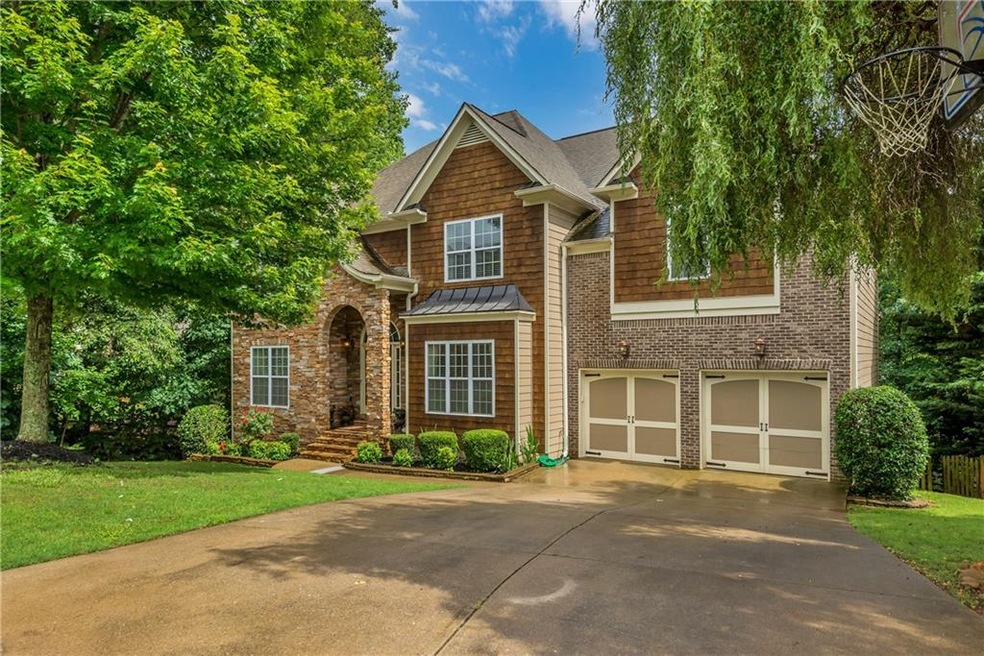 This craftsman-style home has a 2 car garage plus 