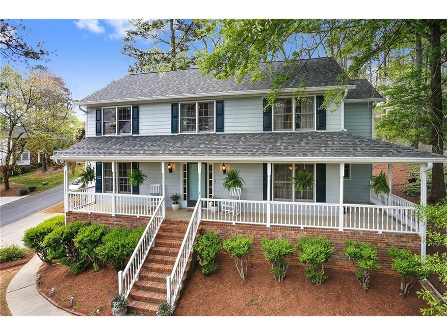 Rocking Chair Front Porch is covered and overlooks