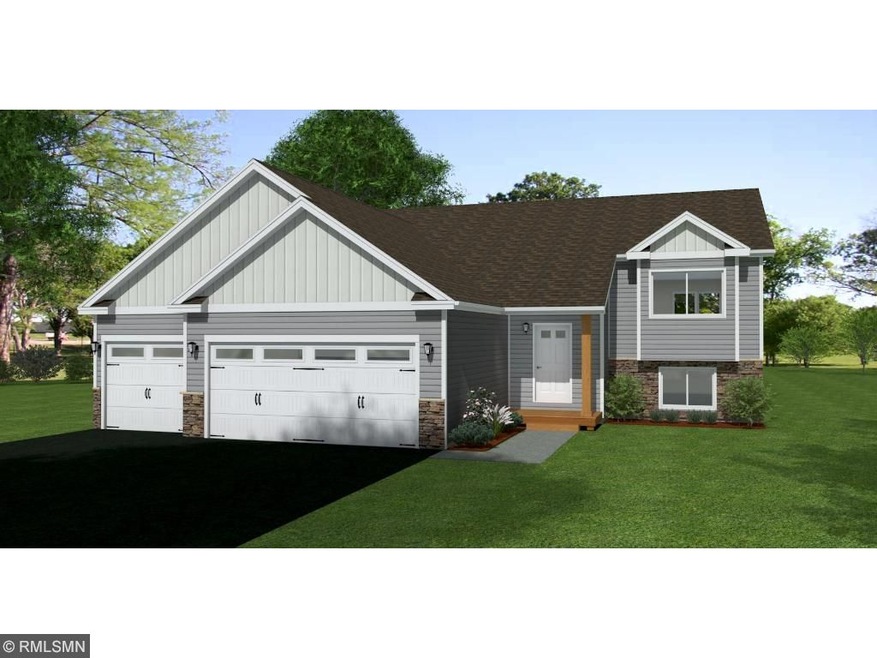 Rendering of home to be built.
