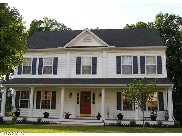 Exterior Front - Gorgeous front porch setting with