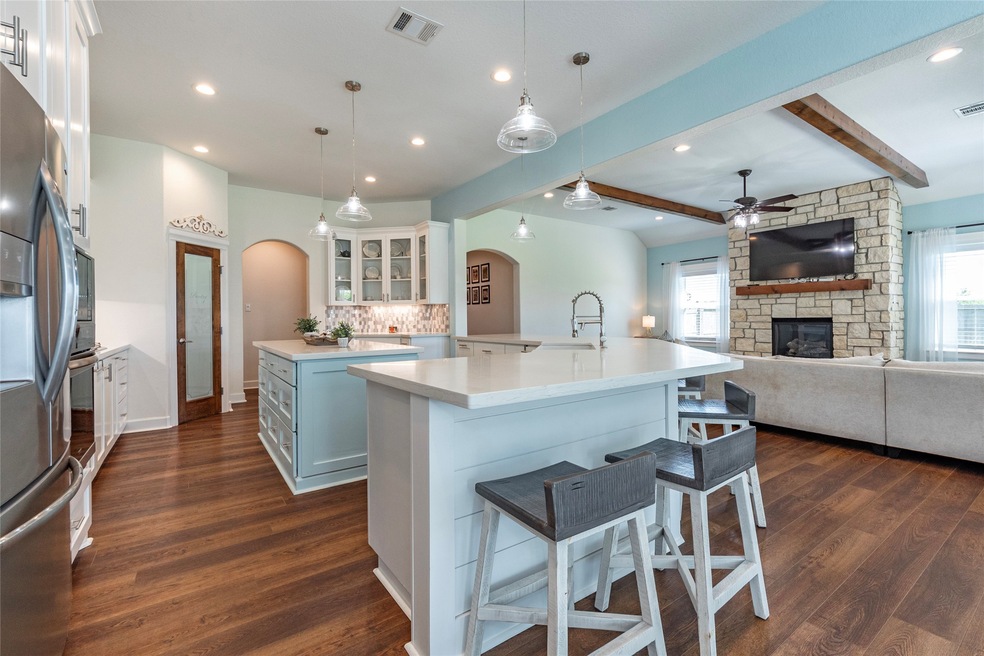 Gorgeously appointed custom finishes throughout th