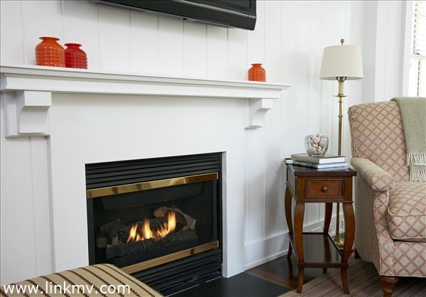 Cozy Living Area with a Propane Fireplace