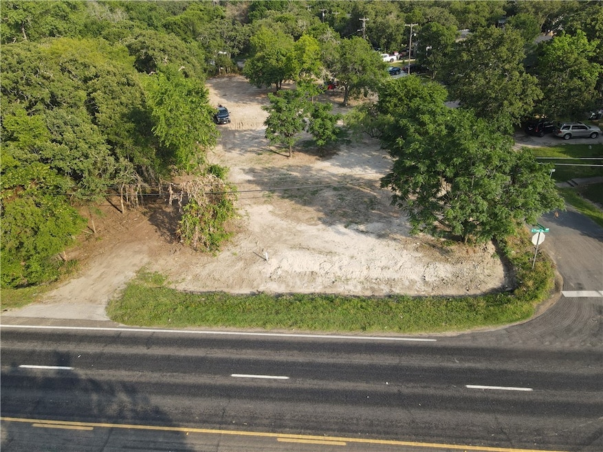 Aerial view of Hwy 21 frontage - Corner Lot
