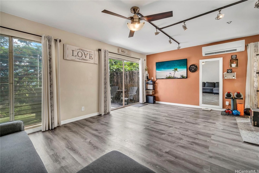 Large, open living area. on lower level.