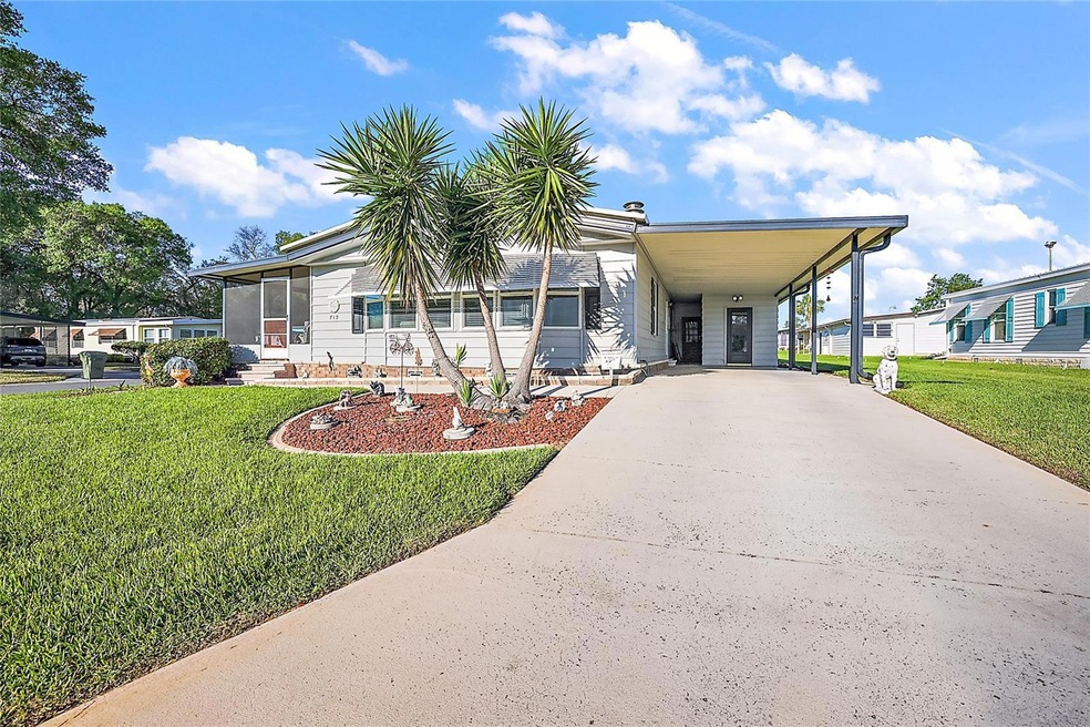 View of front of home located on corner lot