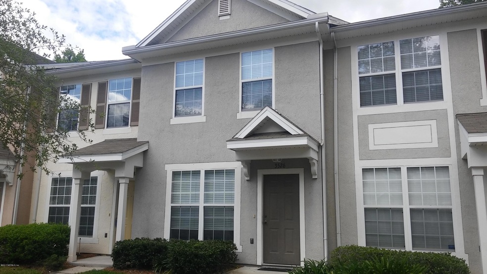 Front of townhome