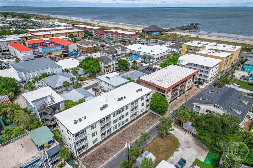 Silver Shores building is the 4th building from the sand and ocean.
