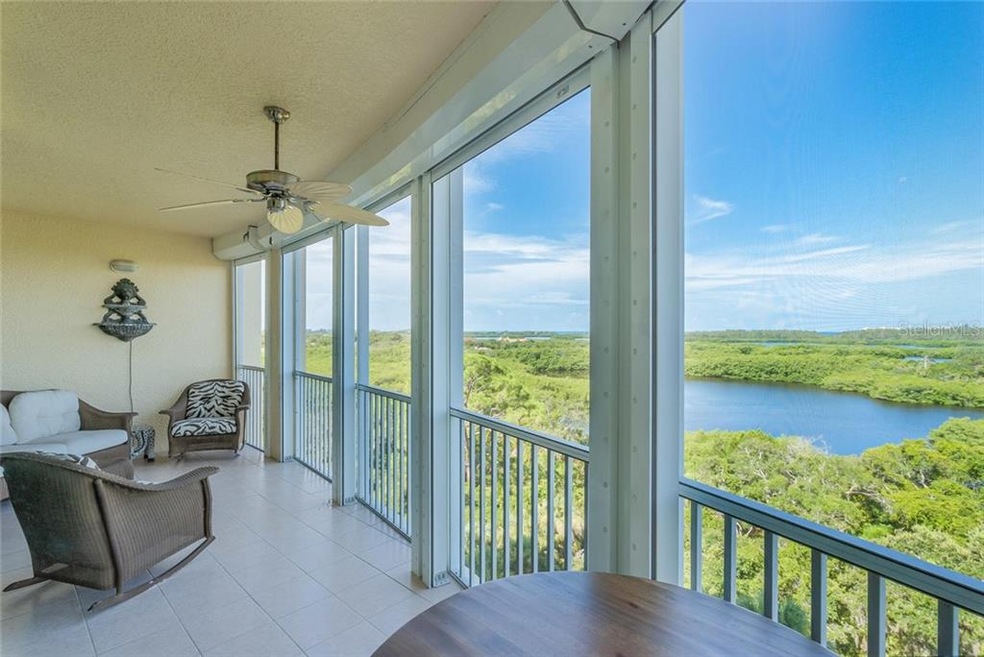 View from condo balcony over the Sarasota intercos
