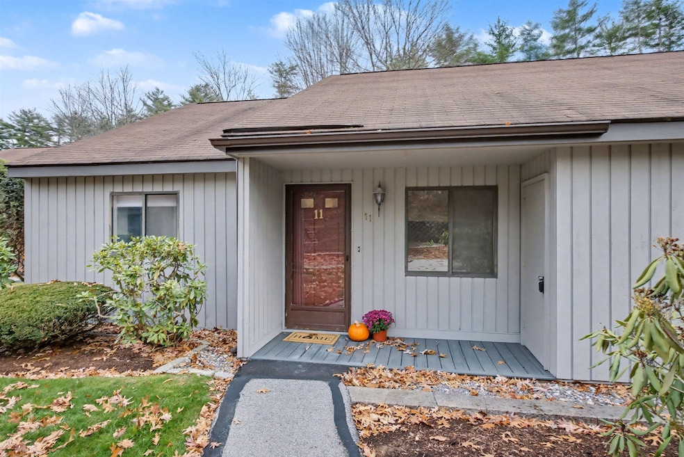 Cute covered entry way with storage closet