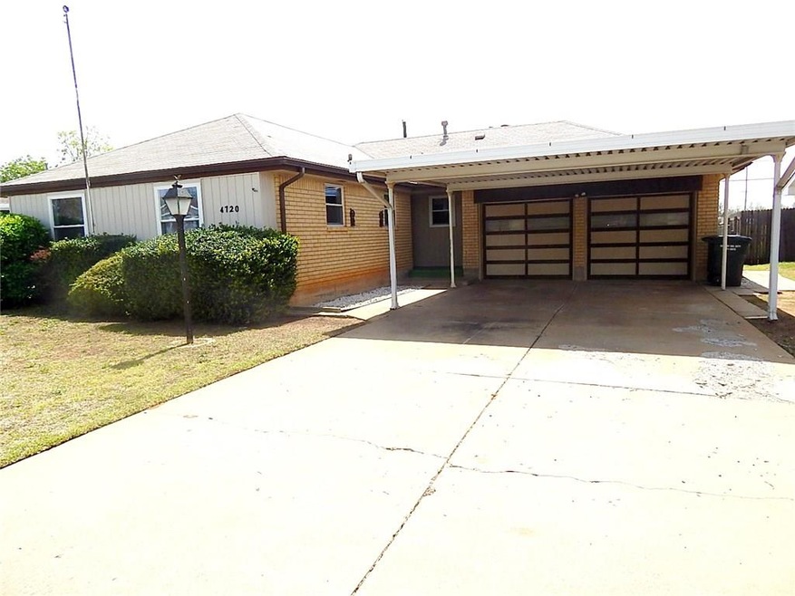 Cute home with nice carport as well as the garage!