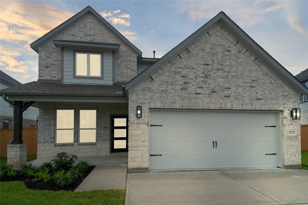 Welcome home to 27139 Peaceful Cove Drive  located in Sunterra and zoned to Katy ISD. Note: Sample product photo. Actual exterior and interior selections may vary by homesite.