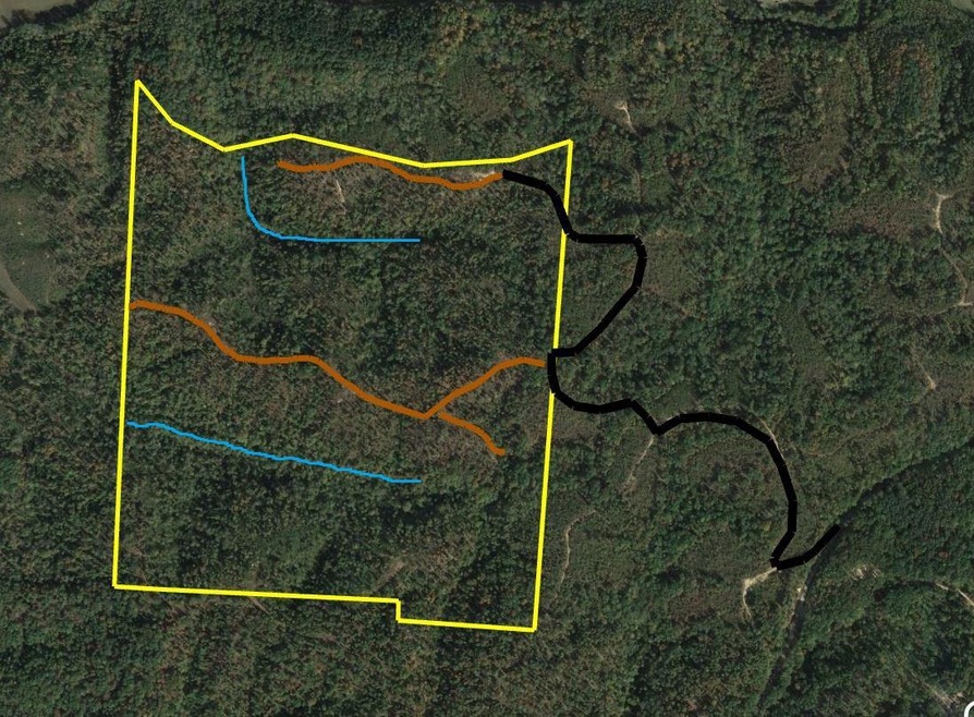 Access from the East side on from Buckfork Rd.