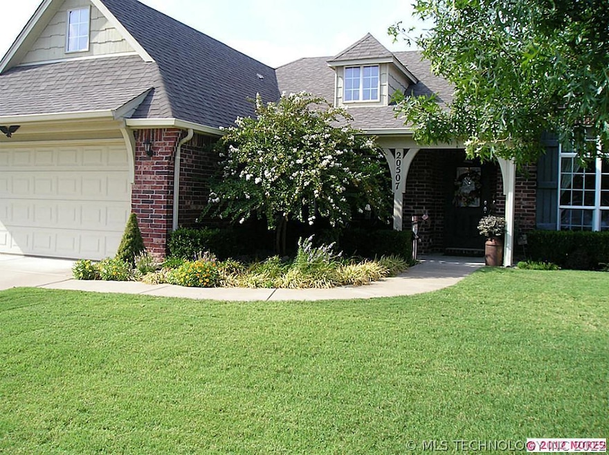 Corner Lot with Trees surround this home with fron