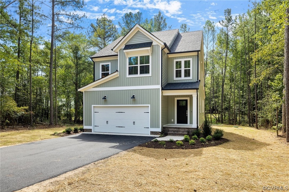 View of front of home with garage