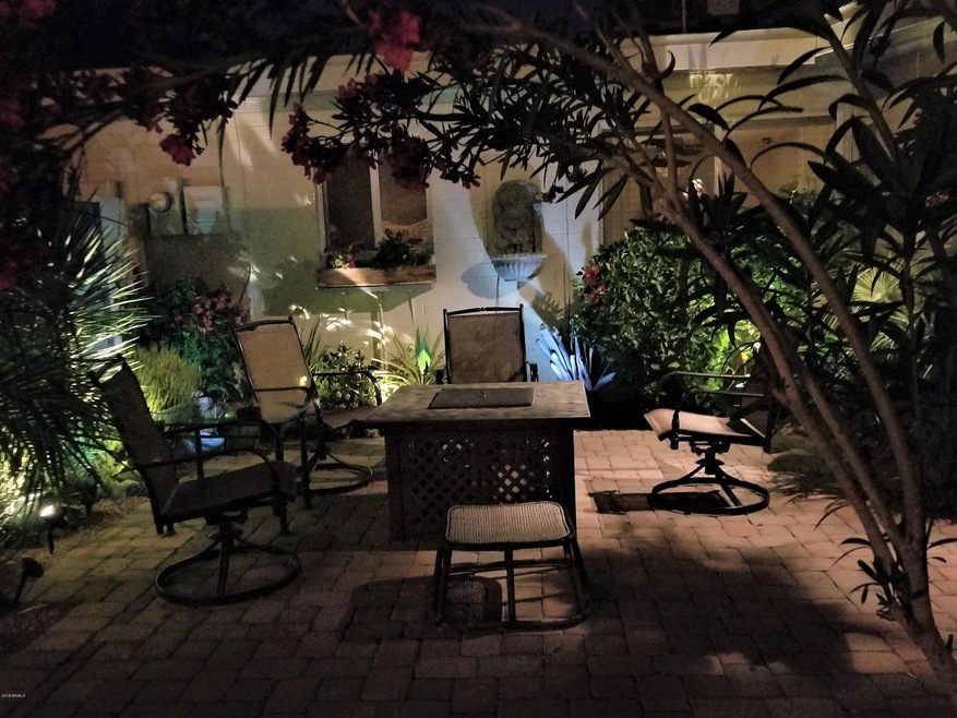 Night View Outside Patio