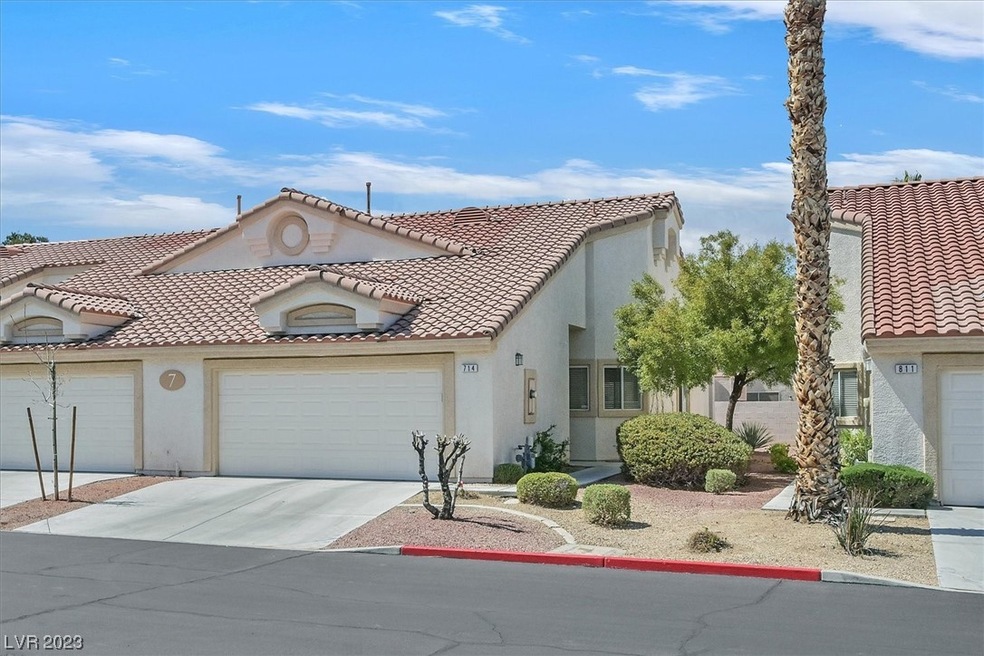 Newer Henderson property with 2-Car Garage.