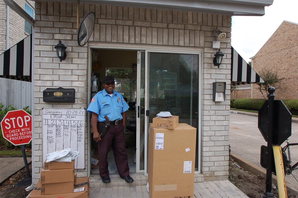 Your courtesy officer will great you with any pack