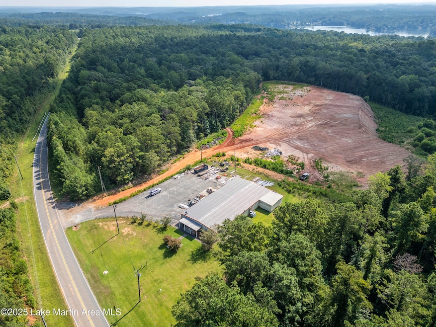 Land behind the builidng