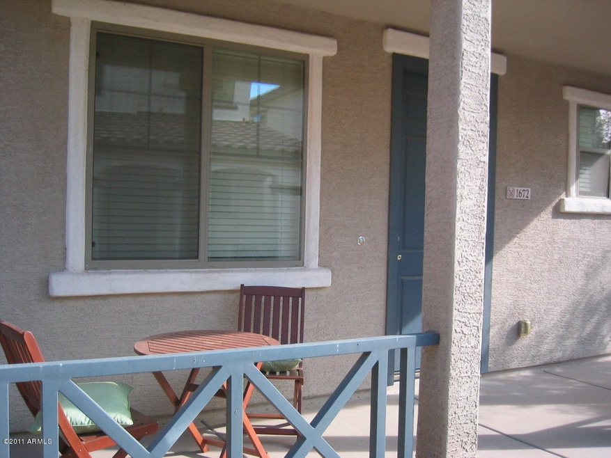 Front view with porch