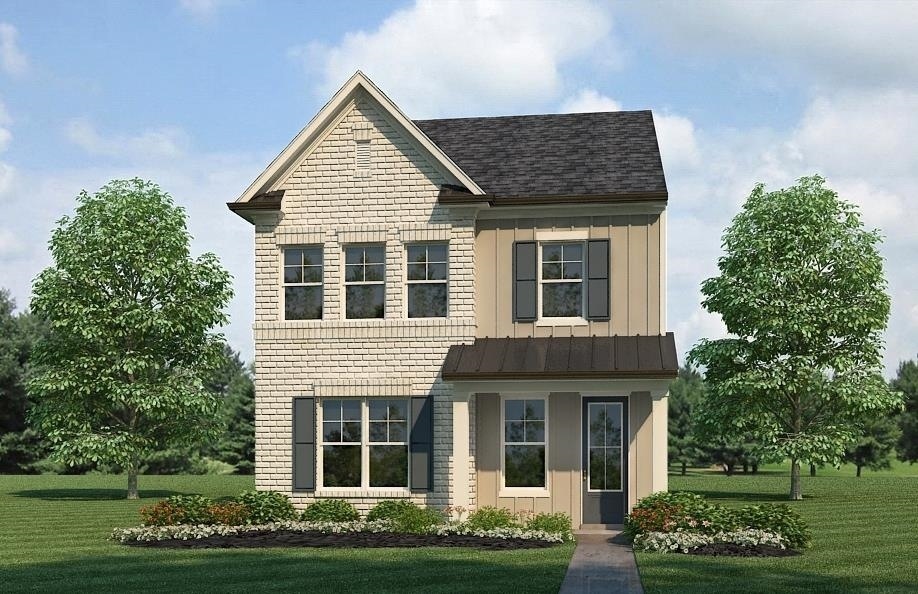 Rendering of a Bradford Townhome Plan Currently un
