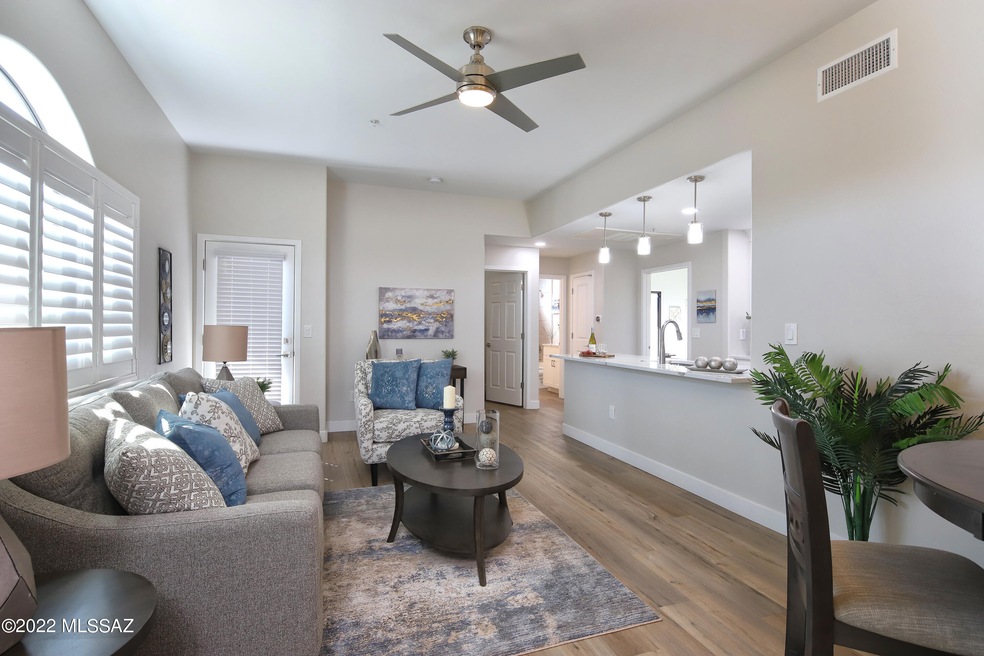 2 BR Plan - Model - Living Area