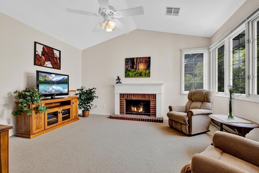 Den with Fireplace