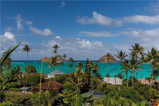 View from the hillside lanai behind the home with