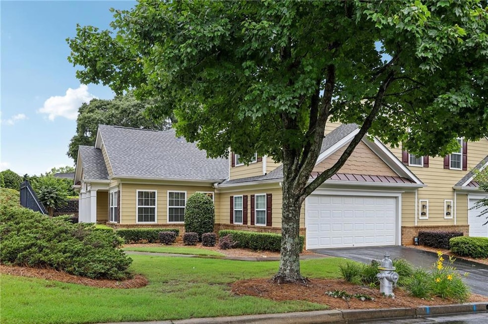 Two car garage and private entrance