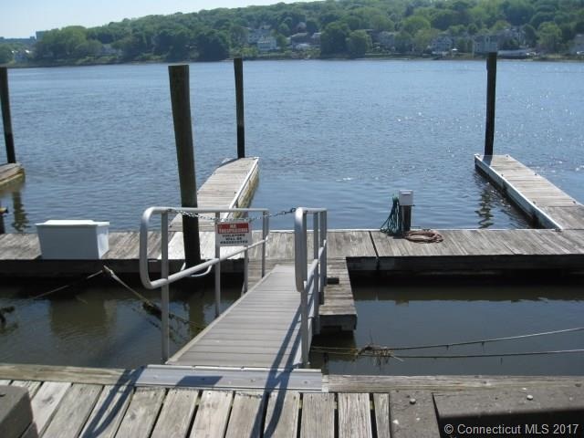 This condo has a boat slip and a dock on the Quinn
