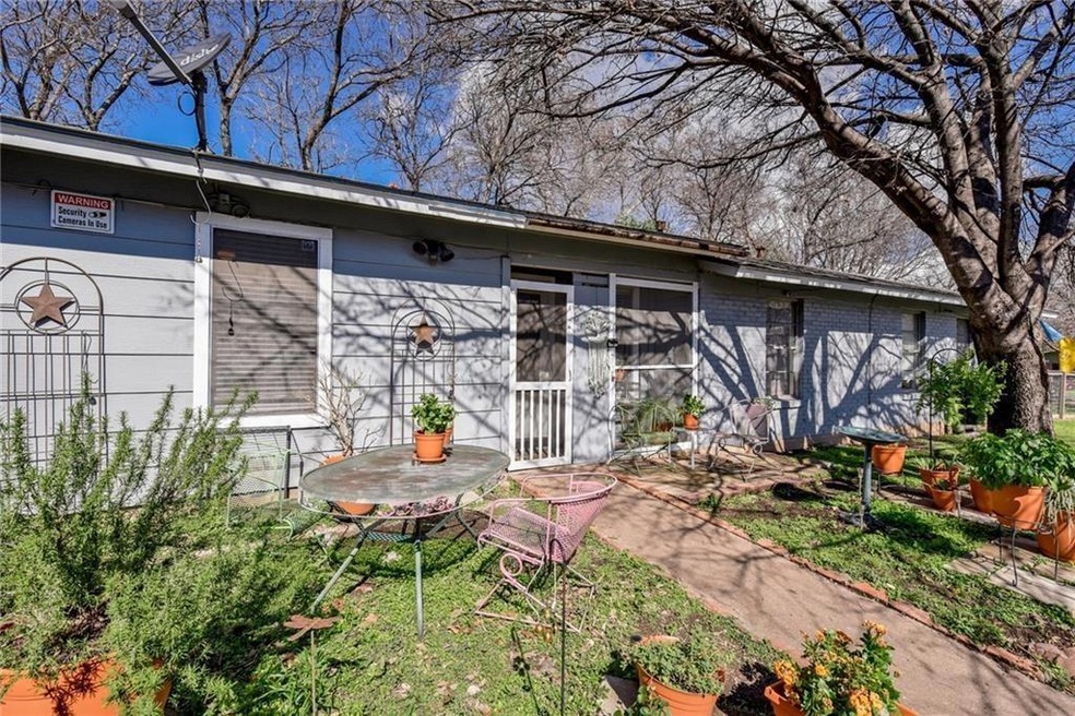 Back of property