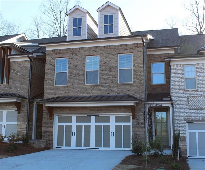 Multi unit property featuring a garage