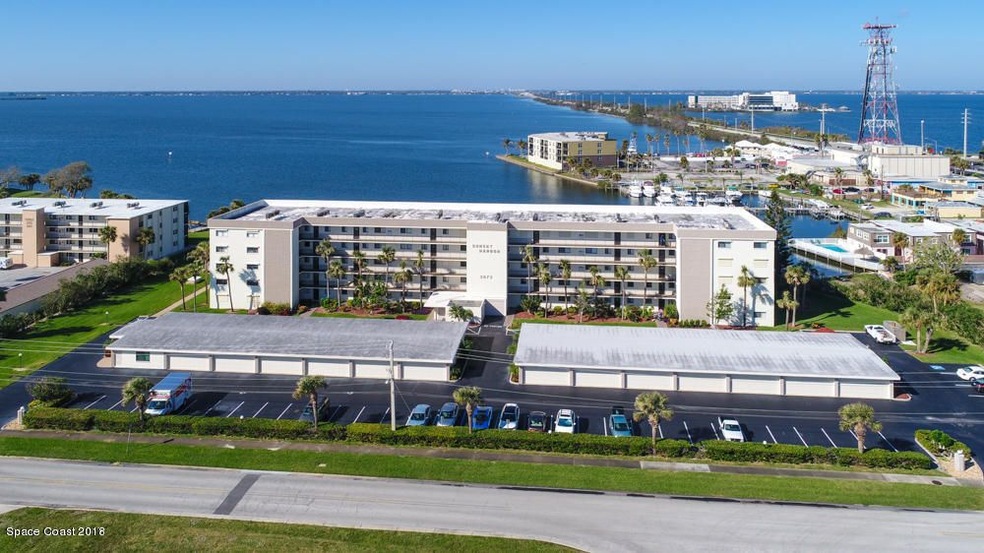 sunset harbor aerial 2
