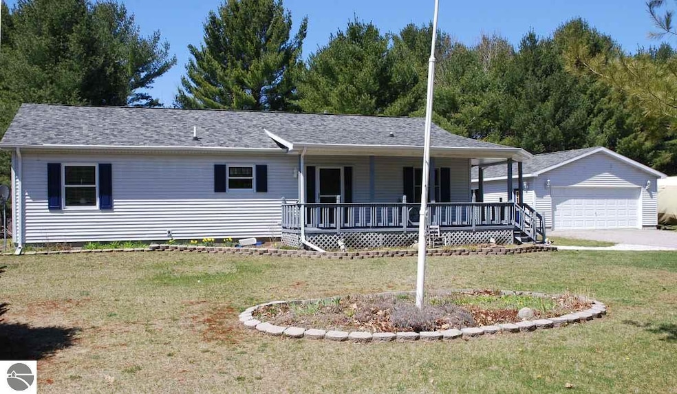 Three bedroom modular home on 4.5 acres +/-