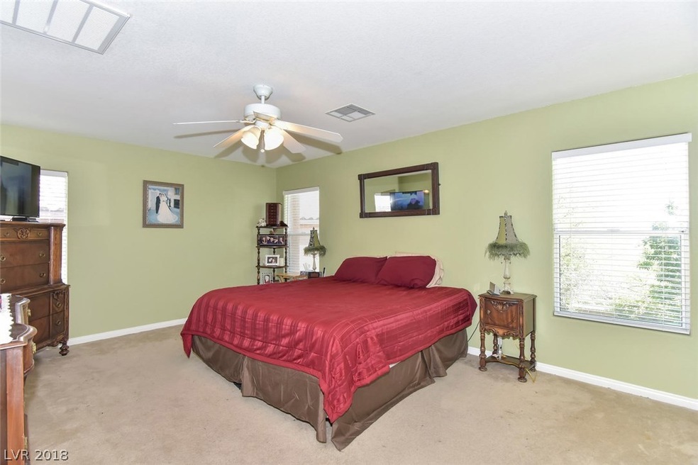Spacious Master Bedroom w/ ceiling fan