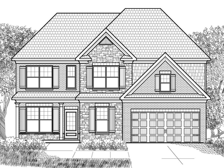 The Westerly Elevation M at Loring in Cumming, Geo