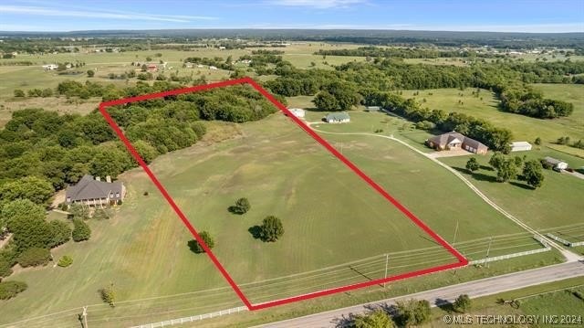 Property lines are approximately marked