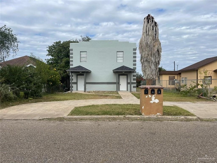 View of front of home with stucco siding
