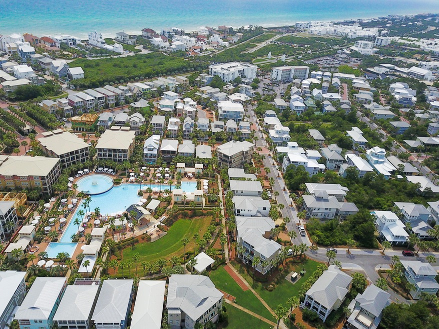 Aerial view of Seacrest Beach